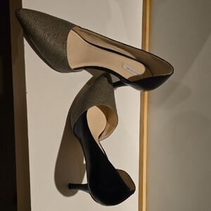 Cole Haan Black and Gray Heels